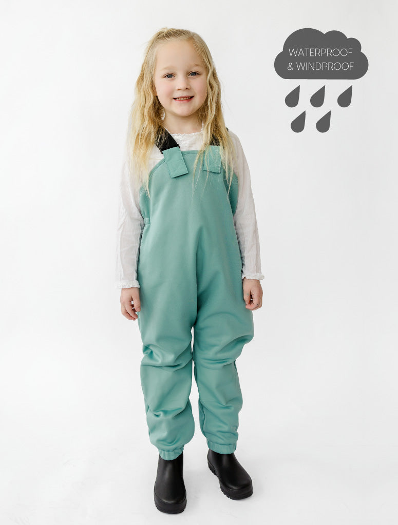 Therm | All-Weather Overalls, Seafoam