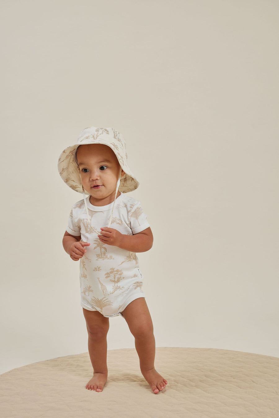 Aster & Oak | Short Sleeve Bodysuit, Jungle