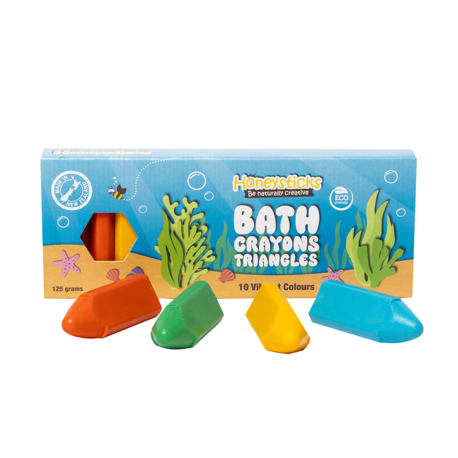 Honeysticks | Natural Bath Crayons, Triangles