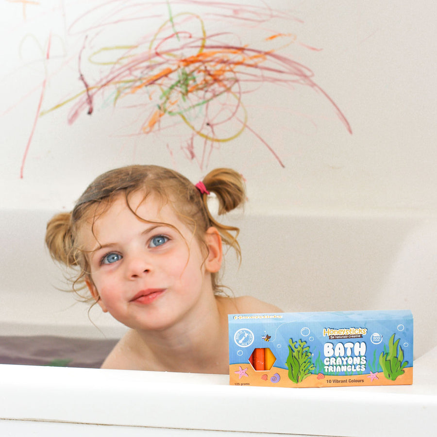 Honeysticks | Natural Bath Crayons, Triangles