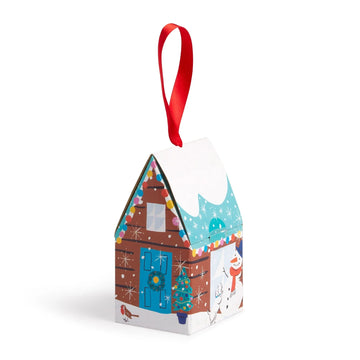 Galison | Christmas Puzzle Ornament, Winter Sledding