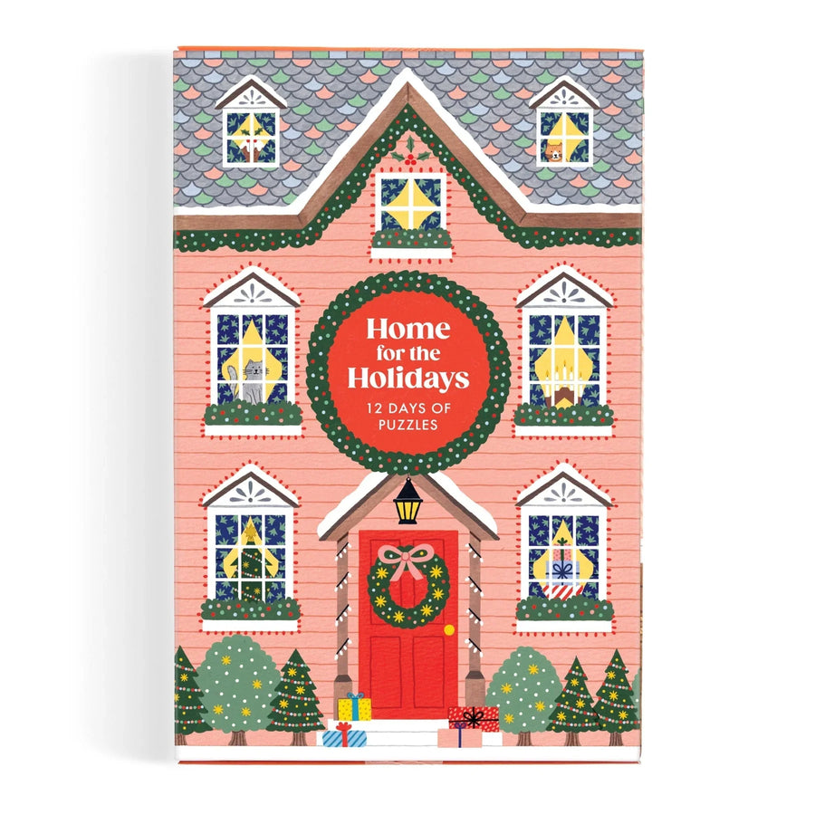 Galison | Home for the Holidays 12 Days of Christmas Advent Puzzles