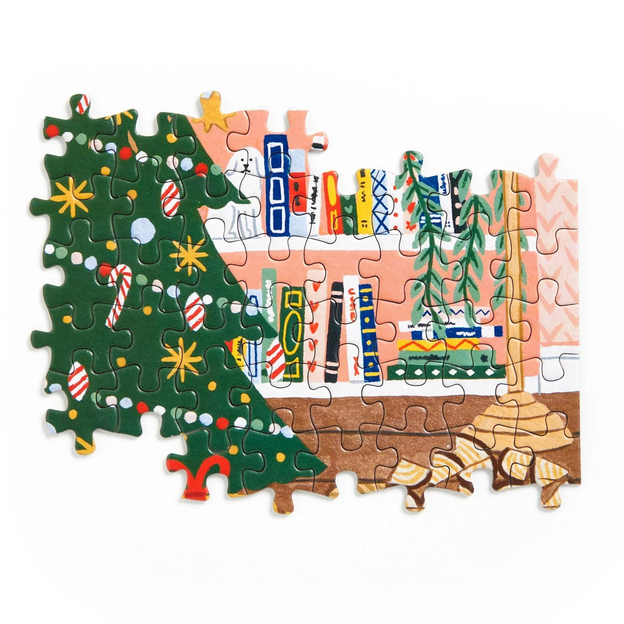 Galison | Home for the Holidays 12 Days of Christmas Advent Puzzles