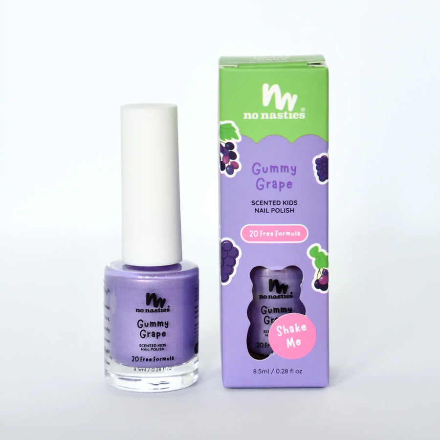 No Nasties | Kids Scented Nail Polish, Gummy Grape