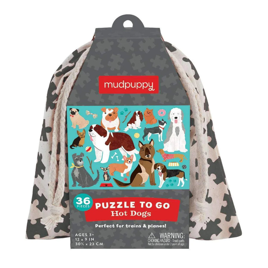 Mudpuppy | Puzzle To Go, Hot Dogs