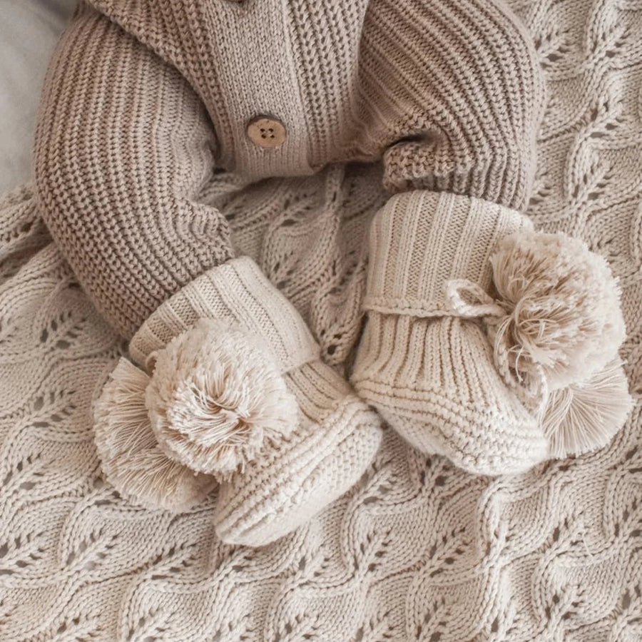 Little B's Nursery | Booties - Honey Milk | Little Lights Co.