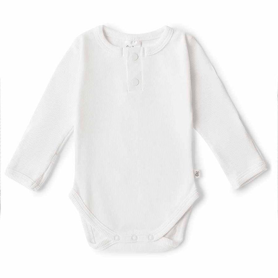 Snuggle Hunny Kids | Long Sleeve Bodysuit, Milk