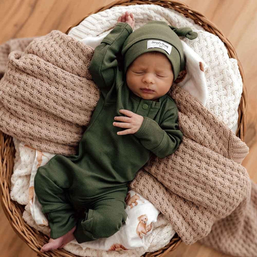 Snuggle Hunny Kids | Growsuit, Olive