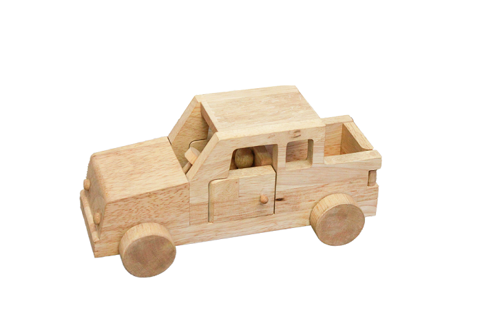 Q Toys | Wooden Safari Jeep