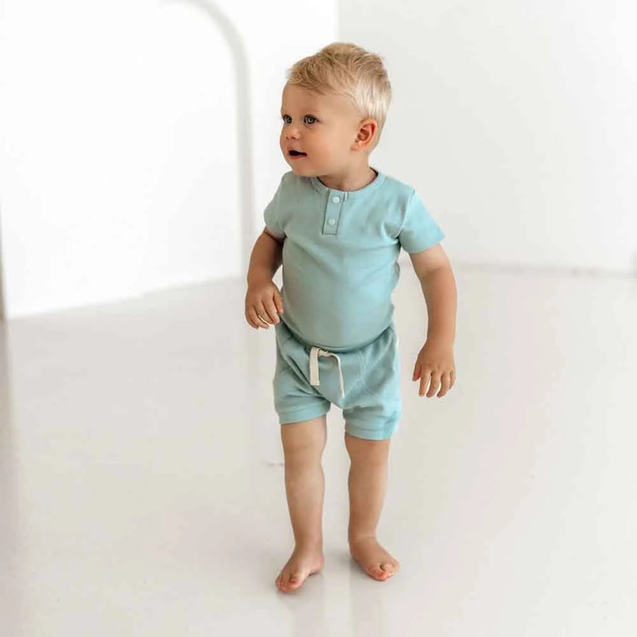 Snuggle Hunny Kids | Shorts, Sage