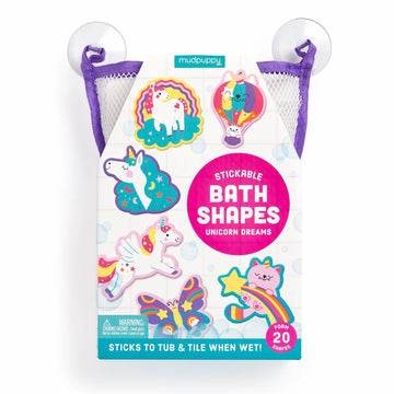 Mudpuppy | Bath Shapes, Unicorn Dreams