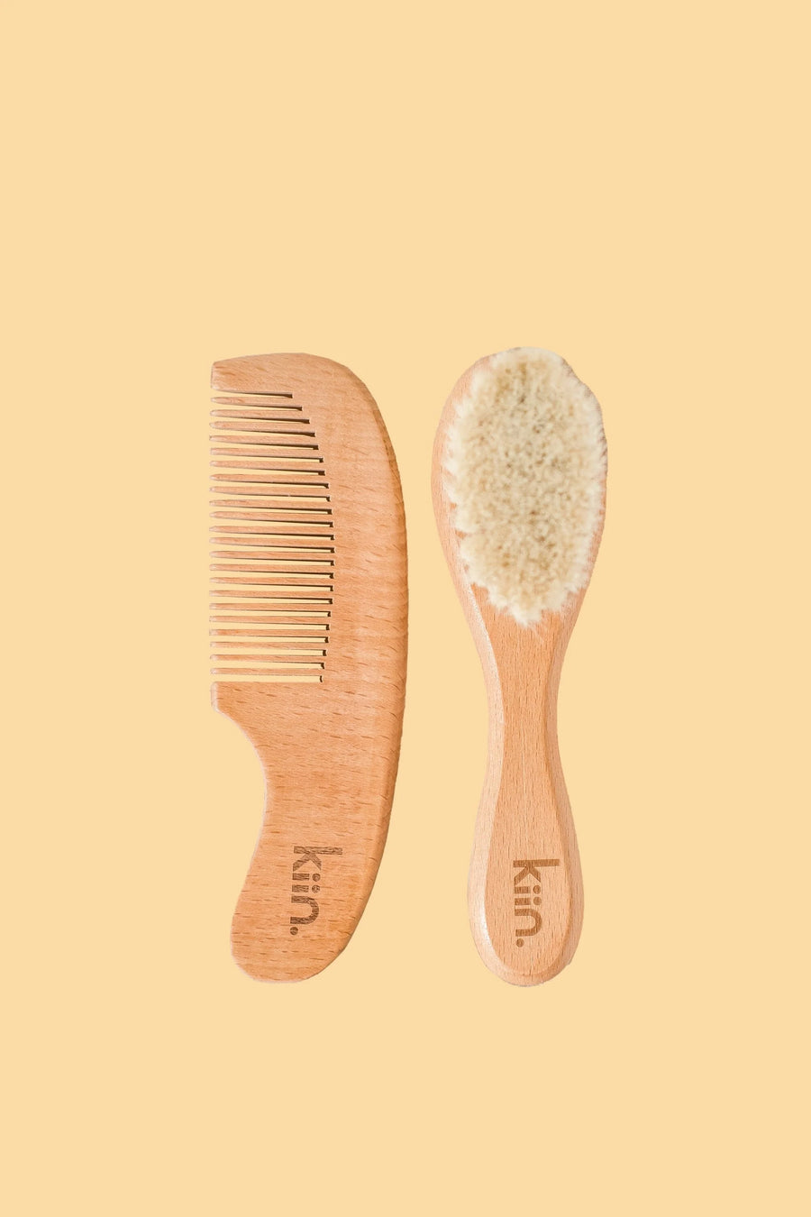 Kiin | Wooden Baby Brush + Comb Set