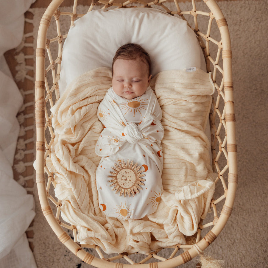 Ziggy Lou | Sol stretch bamboo swaddle