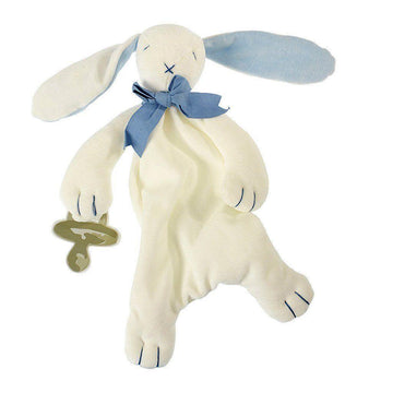 Oscar the Bunny Comforter - Organic Dummy Holder (unboxed) | Maud n Lil | Little Lights Co.