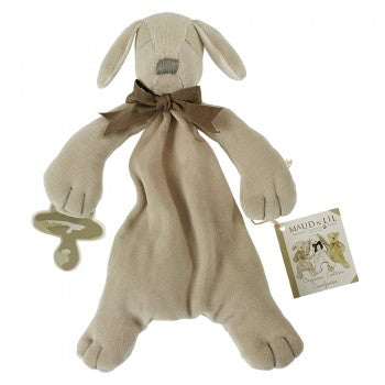 Paws the Puppy Comforter - Organic Dummy Holder (unboxed) | Maud n Lil | Little Lights Co.