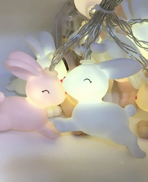 Baby Bunny String Lights | Little Lights Co.