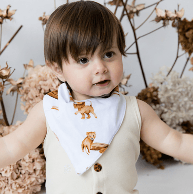 Snuggle Hunny Kids | Lion Dribble Bib | Little Lights Co.