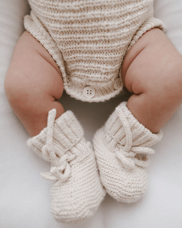 Ziggy Lou | Booties - Textured Honey | Little Lights Co.