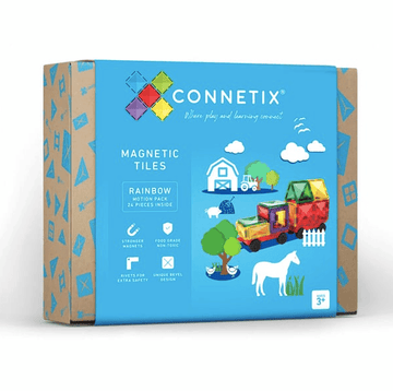 Connetix Magnetic Tiles | 24 Piece Motion Pack NZ | Little Lights Co.