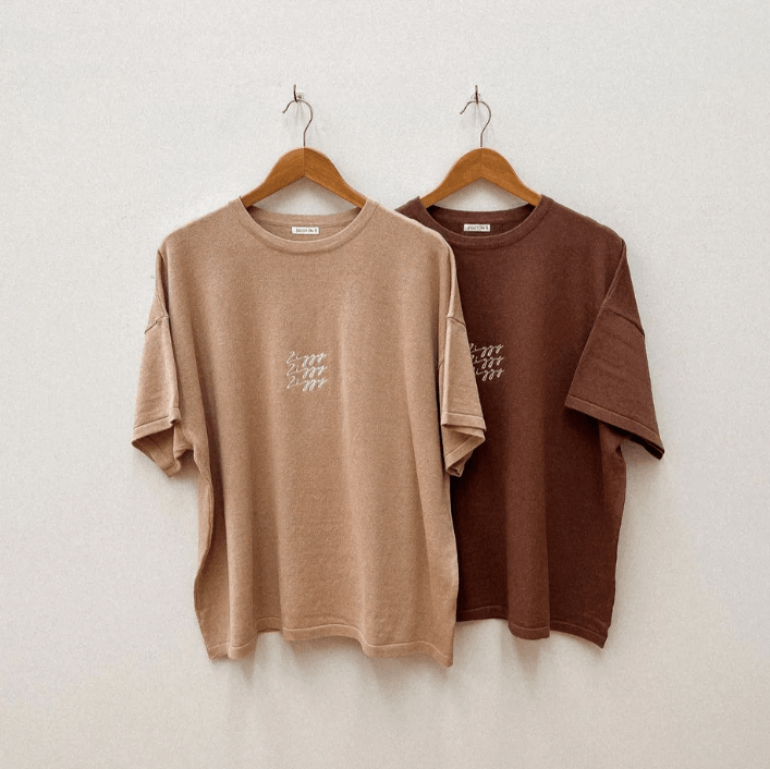 Ziggy Lou | Ziggy Signature Tee, Caramel (Women's) – Little Lights Co.