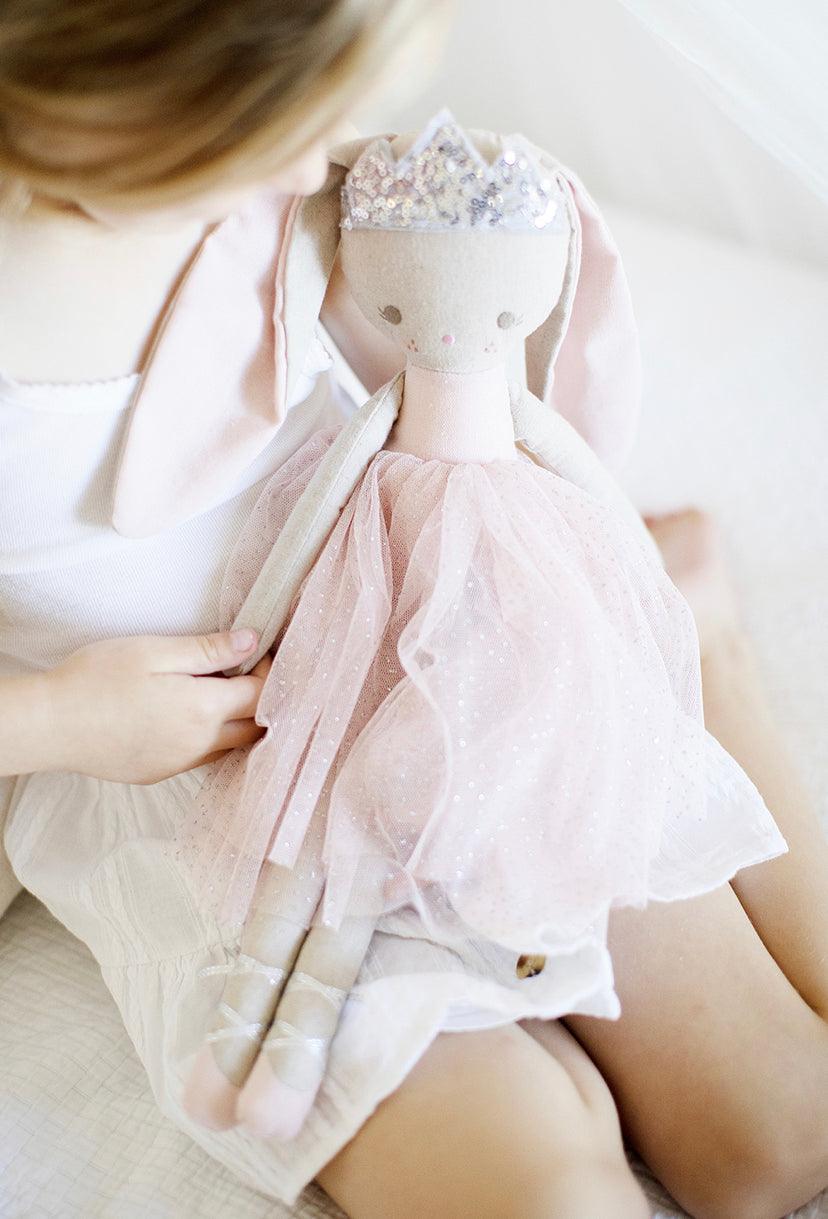 Alimrose | Billie Princess Bunny 43cm Pink | Little Lights Co.